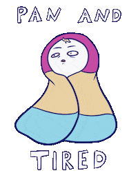 Tired Pride Sticker