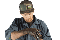 Blue Collar Grease Sticker by Grip Clean