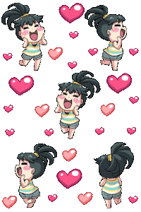 Heart Love Sticker by Jin