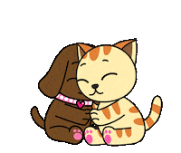 Cat Love Sticker by JPedicini