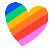 Gay Pride Love Sticker by Muchable