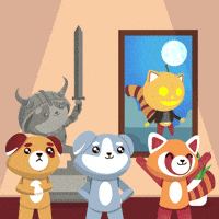 Art Museum GIF by The Plooshies