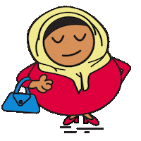 Apieceofmalaysia Makcikbawang Sticker by APOM!
