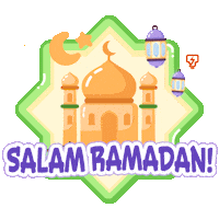 Ramadan Aunty Sticker by Tenaga Nasional