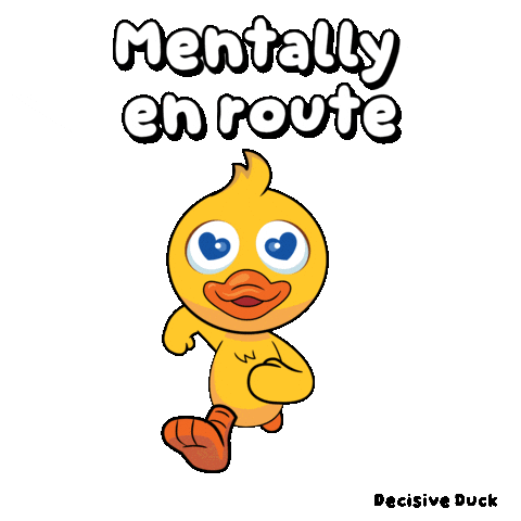 En Route Duck Sticker by VeeFriends