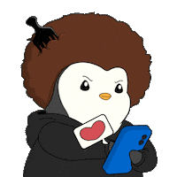 Text Chatting Sticker by Pudgy Penguins