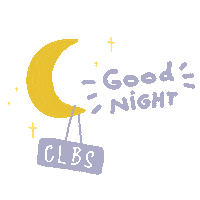 Good Night Stars Sticker by CLBS Ltd.