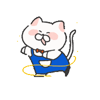 avatalk love hart ねこ 고양이 Sticker