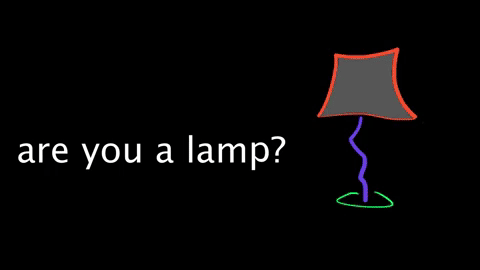 bill wurtz is lamp GIF