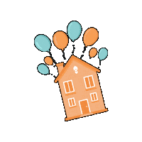 Home House Sticker by Homes For Students