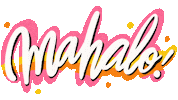 Thanks Hawaii Sticker by ERICA824