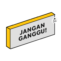 dimejakantor work silent works employee Sticker