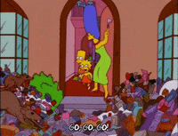 leaving homer simpson GIF