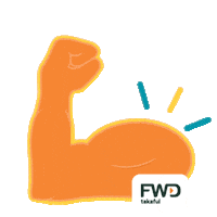 Arm Good Luck Sticker by FWD Takaful