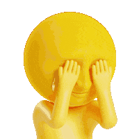 Sad 3D Sticker by Mr n Mrs Moon