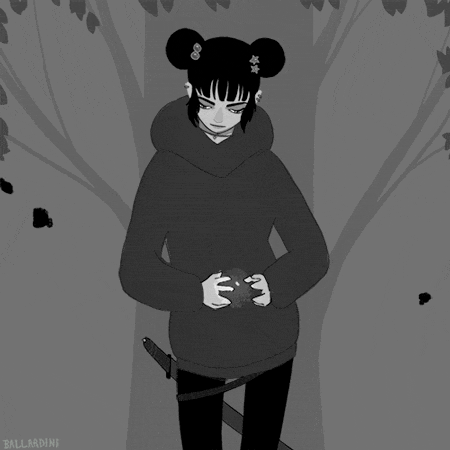 black and white animation GIF by Sam Ballardini