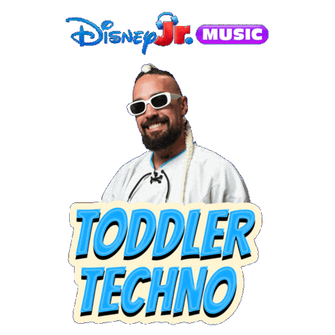 Mickey Mouse Techno Sticker by Walt Disney Records