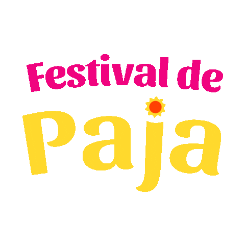 Festival De Paja Sticker by VillaIluminadaFestivales