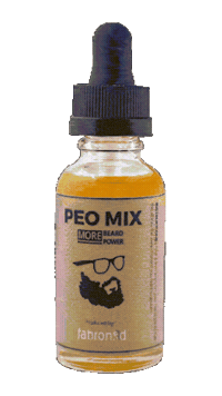 beard minoxidil Sticker by Fabron