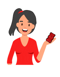 Snack Eating Sticker by HARIBO