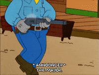 homer simpson mayor GIF