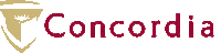 concordia university Sticker