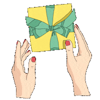 birthday gift Sticker by Waltermedia