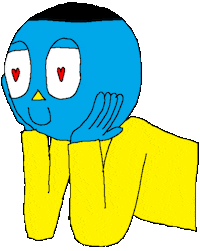 In Love Hearts Sticker