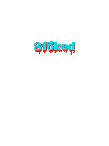 oliviabratch retro vintage aesthetic stoked Sticker