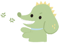 dog dragon Sticker