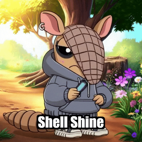 Armadillo Grooming GIF by Chillo Dillo