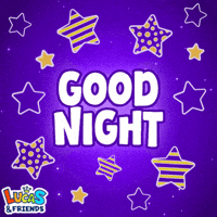 Good Night GIF by Lucas and Friends by RV AppStudios