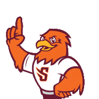 Click River Hawks Sticker by Susquehanna University