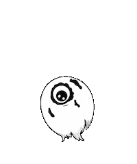 Sad Halloween Sticker