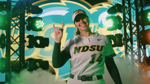 Softball Bison GIF by NDSU Athletics