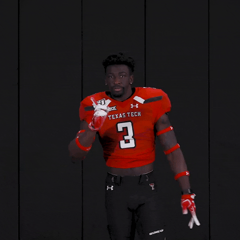 Texas Tech Red Raiders Football Reaction Pack GIF by Texas Tech Football