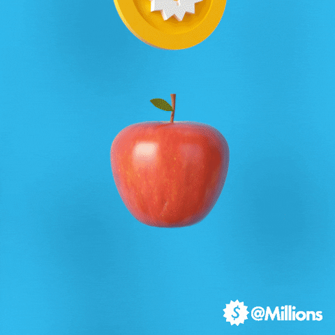 Apple Fruit GIF by Millions