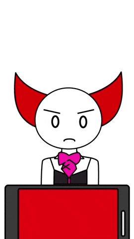 M0NS_Draw giphyupload dance animation clown GIF