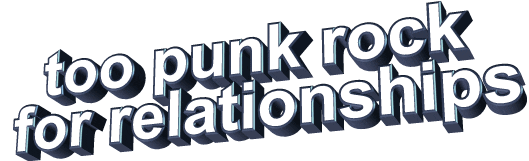 punk rock relationship Sticker by AnimatedText