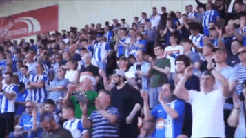 clapping football fans GIF by Wigan Athletic