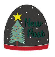 Christmas Season Snow Sticker