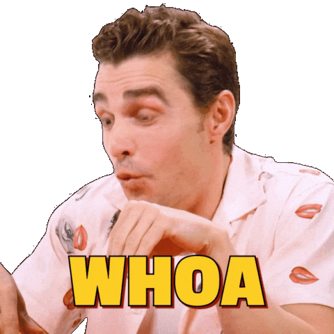 Dave Franco Wow Sticker by First We Feast