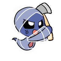 Angry Run Sticker by Christophers Genie