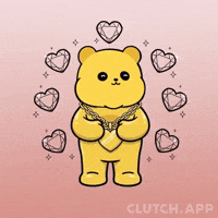 I Love You Hearts GIF by Kanpai Pandas
