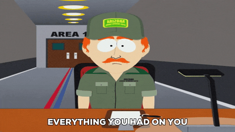 security inspecting GIF by South Park 