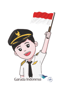 Pilot Merdeka Sticker by GarudaIndonesia