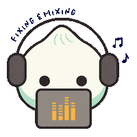 SoulDotSG music cute mixing dumpling Sticker