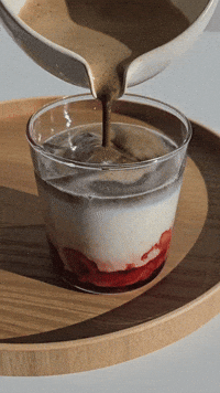 Strawberry Hojicha Latte