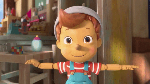 pinocchioandfriends giphygifmaker lets dance pinocchio dance move GIF