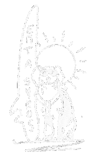 Art Dog Sticker by Nomehas Visuals ™